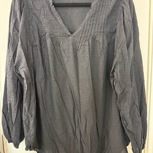 Old Navy Charcoal Blouse